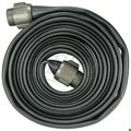 Dixon Washdown Hose, 1-1/2 in, MNPT, 100 ft L, 200 psi, Nitrile WDH15BK100RAT